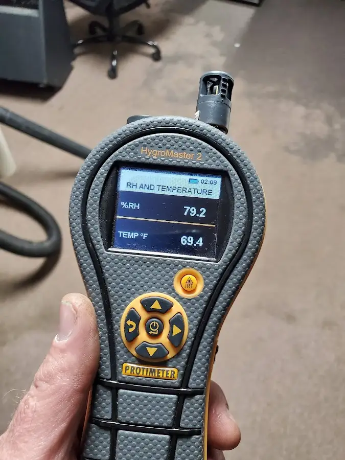 Moisture meter humidity assessment for Fire & Smoke Damage Restoration in Sunbury