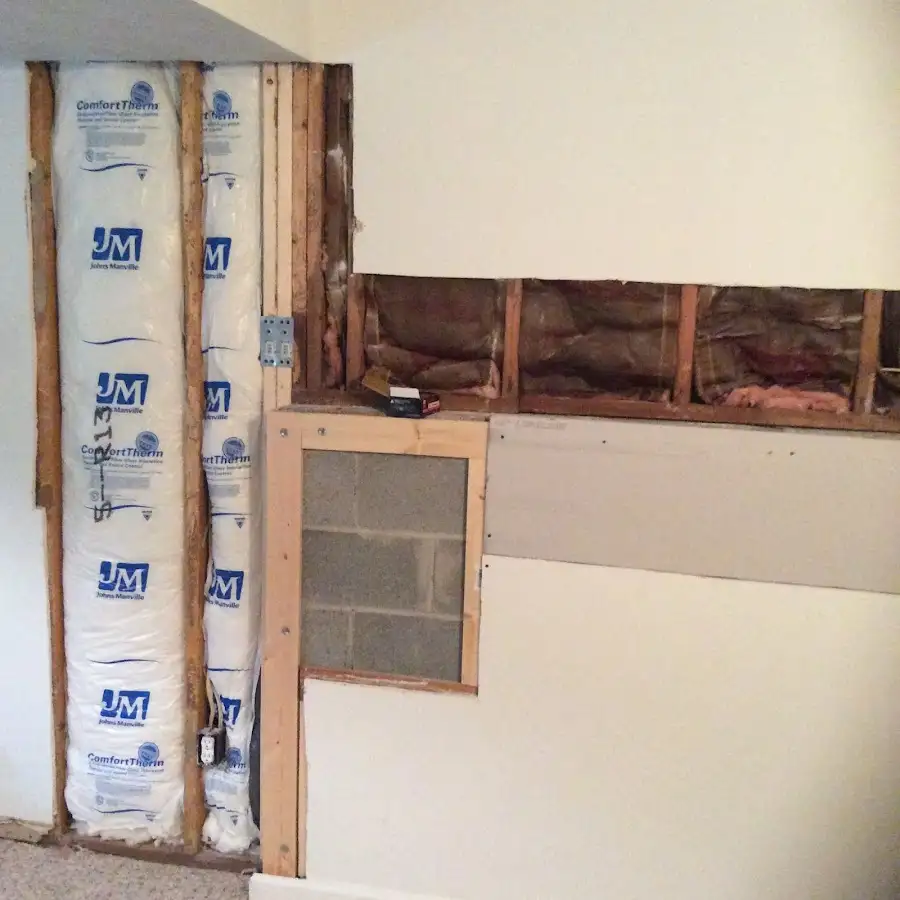 Wall insulation replacement during Structural Drying in Sunbury